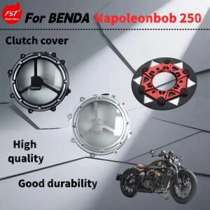 Benda Napoleonbob 250 개조용 클리어 클러치 커버 에어 필터 트림 캡 요소 엔진 사이드 피팅