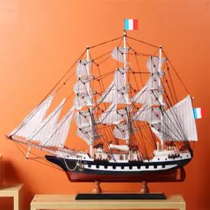 키템 원목 모형배 인테리어 소품 목선 미니어처 배