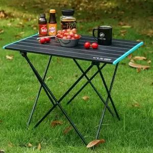 고품질 경량 접이식 테이블 폴딩 캠핑탁자 낚시 야외 간이 중 (WFK9FHY)