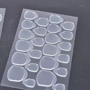 테이프 아트 네일 팁 도구 스티커 양면 투명 (WFK9XUM)