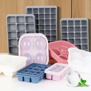 얼음틀 실리콘 얼음트레이 큐브 아이스몰드 사각보관 WE6BA5B