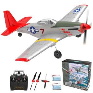 [포르르] 글리세르 rc 비행기 4채널 리모컨 비행기, 4-ch 라디오 제어 항공기, x파일럿 안정화 시스템을 갖춘 초보자용, 주요 곡예 1대