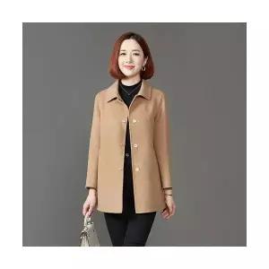 여성코트 캐시미어 엄마룩 추동옷 모직 코트 울 숏패션 양면 MF4