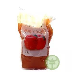 우림 사과잼 5kg /파우치