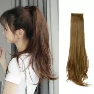 포니테일롱 자연스러운 올림머리 붙임머리 부분가발 WADF669