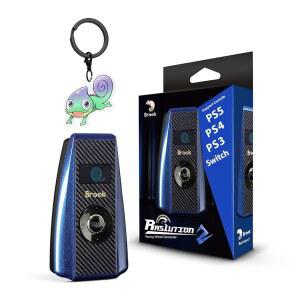 [포르르] ps5 / ps4 ps3 ns ns2 u2013 범용 휠 지원, 힘 피드백, 조정 가능한 스티어링 레인지, oled hud [ 버전]용 키체인 레이싱 컨버터 포함 brook ras1ution