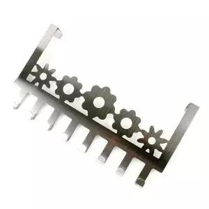 스텐 문걸이 도어행거 꽃 도어 훅 무타공 행거 벽걸이 정리함 (WFK9TYH)