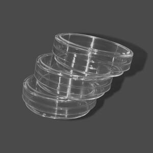 10 개가방 35mm 멸균 페트리 접시 실험실 용품 박테리아 배양 원형 플라스틱