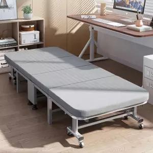 공간활용 원룸 바퀴달린 60 접이식침대 베드 폭 스펀지 폴딩 1인용 강화 간