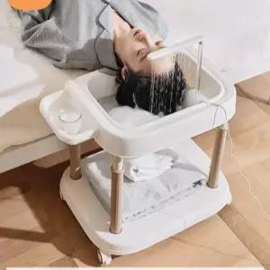 간이 샴푸대 세발기 이동식 간병 대야 세면대 머리