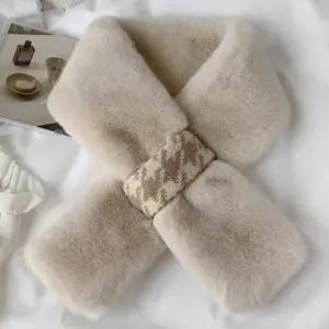 마니포근 색 개 쁘띠 보온 스카프 목도리 털 워머 미니 고리 (WFK9HKV)