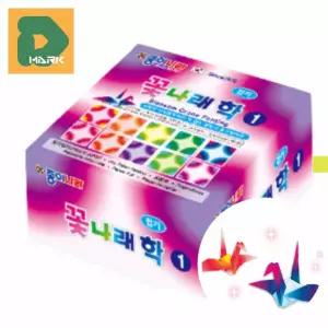 미술용 학종이 4000매 패턴 재료 종이접기 만들기 색종이 유치원 학접기 학교 유아 꽃나래 소형 어린이집