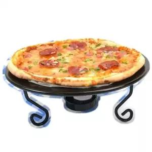 고품질 홍익 피자팬 내열도자기 웰빙세라믹 황토 무공해 중 피자팬 (WFK9WLL)