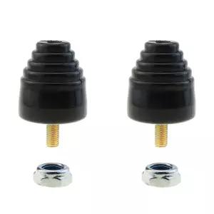 DGZI 2PCS 블랙 고무 도어 범퍼 패드 76.2x49.53mm 서스펜션 범프 스톱 자동차 액세서리 트럭 충격 흡수