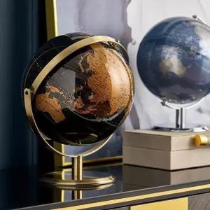 고급 지구본 장식품 사무실 인테리어 데스크탑 소품 세계지도