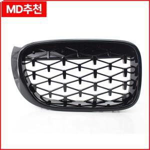 자동차 전면 키드니 그릴, 다이아몬드 스타일 레이싱 BMW F25 X3 X4 2014-2018 액세서리, 1 쌍