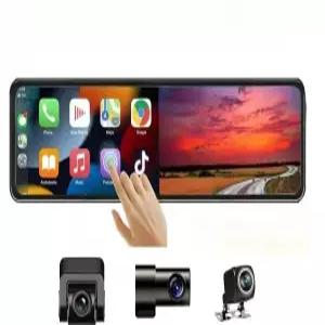 스마트룸미러 카플레이 블랙박스 안드로이드 듀얼 룸밀러 후방카메라 풀 렌즈