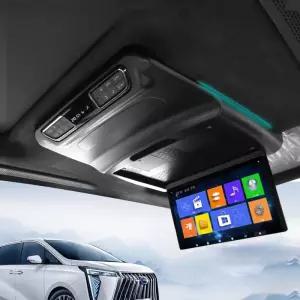천장 모니터 15인치 전동 터치스크린 접이식 리무진 천장모니터 천장형 뒷좌석.