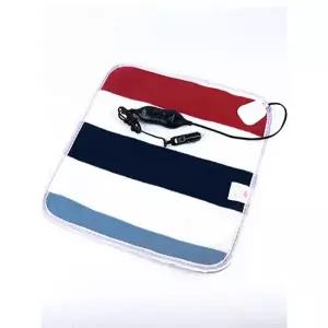 최고급 차량용 온열 방석 메쉬 시트 전기 장판 사무실 열선시트 24V 43x43cm 양면