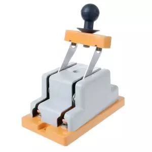 YXQ 400V 100암페어 이중극 전기 브레이크 안전 나이프 스위치 그레이