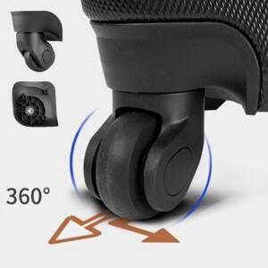 가방 수리용 교체 수하워터 바퀴 1쌍 A08 자동 트롤리 유연한 360 ° 회전 캐스터 여행 휠 부품