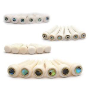 순수 암소 뼈 천연 나무 기타 현 핀 포크 브리지 전문 튜닝 콘 음질 향상 악기