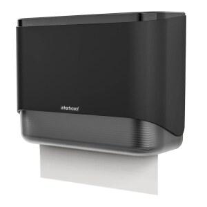 인터하사! 상업용 종이 타월 디스펜서 벽걸이, 욕실용 접착식 멀티폴드 삼중 접이식 10.8인치 L x 3.5인치 W 8인치