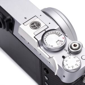 도니식 메탈 썸 업 그립 셔터 버튼 키트 핫슈 커버 (후지 X100F 소프트 릴리즈 카메라 액세서리)