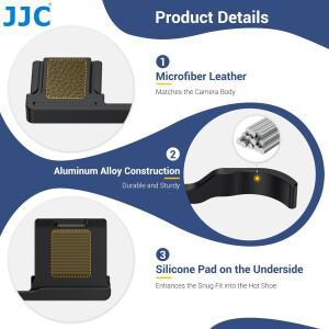 도니식 JJC 알루미늄 합금 메탈 카메라 핫슈 엄지 그립 리코 GRIV GR IV 받침대 액세서리