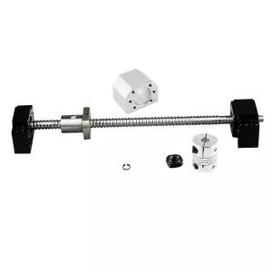 CHUANGNG 볼 스크류 CNC 부품 SFU1605 RM1605 16mm 800mm 금속 디플렉터 너트 BK /BF12 끝단 지지 하우징