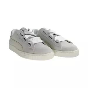 푸마 스웨이드 하트 트라이 앵글 런닝화 실버 화이트 367467-01 367209