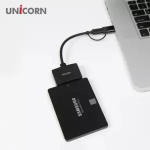 유니콘 FD-900D 2.5인치 HDD/SSD듀얼 컨버터 SATA케이