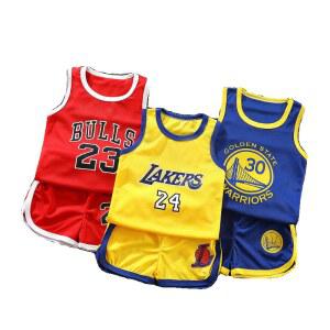 농구복 농구유니폼 여름용 통기성 23 90cm 운동복 (75 85cm) 단체 01 빨간색