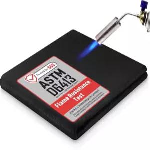 칸히로 카본 펠트 용접 담요 방화 - 20인치 X 내열 천 1800°F 고온 단열 그릴 스토브 피트용 열 차폐 매트