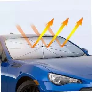 차량용 햇빛 차단기 창문용 우산형 가리개 차량 창문 보호막