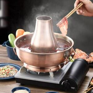 샤브샤브 냄비 신선로 4인 신선로냄비 나베 신선로그릇 두꺼운맑은탕 화로 2 28