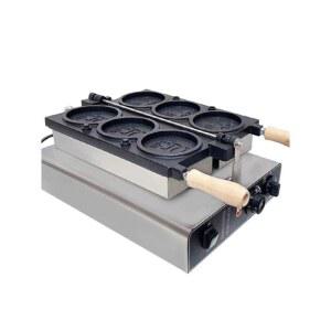 계란빵 기계 6구 트럭 제조기 전기식 업소용 220V 6홀 핫도그 금화빵 주방용품 오븐