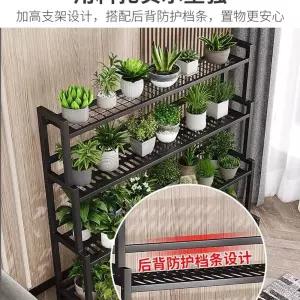 철제 블랙 정리대 이동식 스탠드 넓이 거치대 3단 휠 이동가능 80cm 화분 화