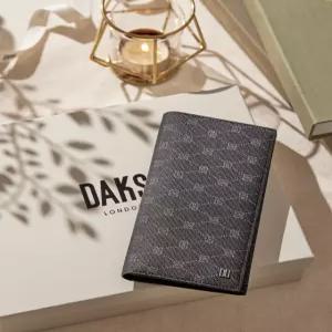 닥스 액세서리 26SS [AMBLE] 엠블 DD패턴 블랙 장지갑 DBWA6E754BK