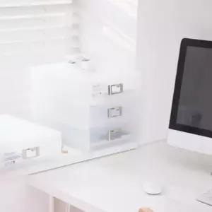 아이박스 3단 멀티박스 시스맥스 책상 다용도 정리함 소품 수납함 수납정리 (WFKAK00)