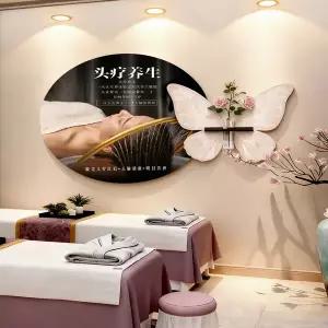 감성 인테리어 액자 빈티지 화분 디자인 꽃병 포인터 두피 마사지 홍보 이미지 헬스장 장식 그림 나비 모양