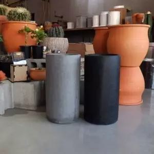 모던 시멘트 화분 원통형 C0102 21x40cm (WFKADWM)