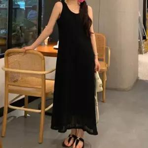 반팔원피스 민소매원피스 패턴원피스 바캉스룩 홈원피스 라운드넥 체크원피스