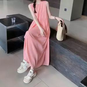 여름롱원피스 여름원피스 원피스 나시 편한원피스 린넨원피스 멜빵원피스