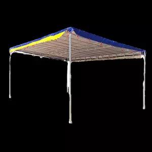 차고지 캐노피 이동식 쉘터 경사 차양막 그늘막 6m