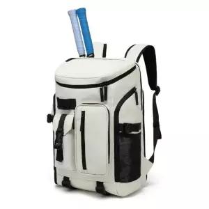 남성용 대용량 방수 배드민턴 백팩 다용도 스포츠 가방 등산 여행 필수품 라켓 수납 가능 실용적 디자인 고급스러운 스타일