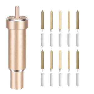 [미국배송] VIEMIOR 프리미엄 파인 포인트 블레이드 - 크리컷 메이커 3 /메이커 /익스플로어 에어 2 /에어 /원 하우징 슬라이스 글리터 비닐 카드스톡 인조 접착 호일 벨럼과 호환됩니다