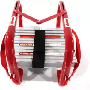 창문과 발코니에 적합한 2층 비상 휴대용 안전 사다리 미끄럼 방지 링과 넓은 계단이 있는 성인 및 용