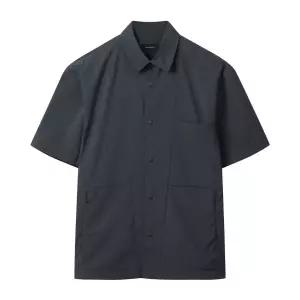 [롯데백화점]커스텀멜로우 그레이 라인 디테일 하프 아우터 셔츠 CWSAM25301GYD