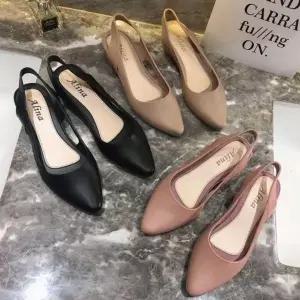 [하프클럽/]스틸레토 여성 봄여름구두 세련된 편한 캐주얼 슬링백